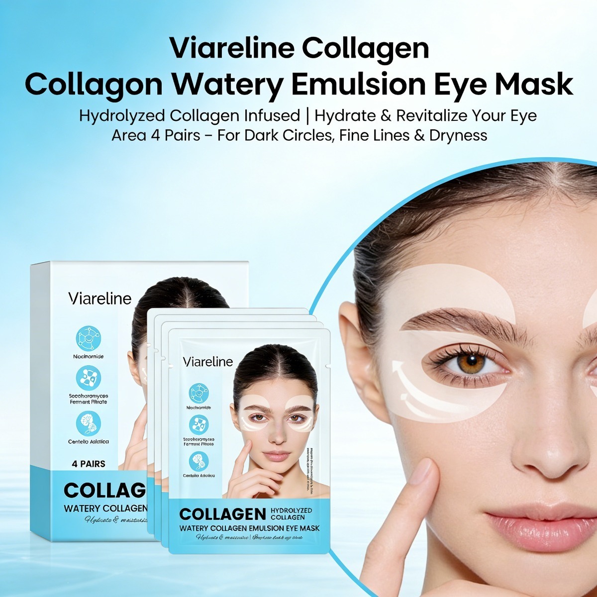 Collagen Under Eye Patches - Patch Occhi al Collagene: Riducono Rughe