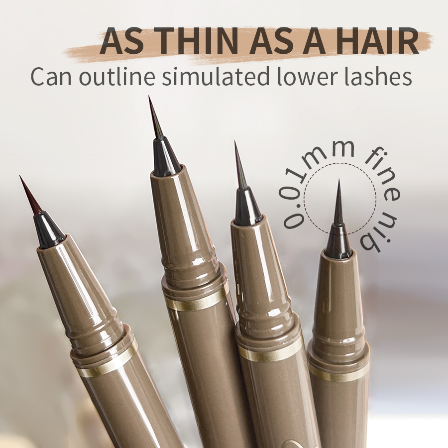 Waterproof Liquid Eyeliner Pen - Penna per eyeliner liscia molto fine