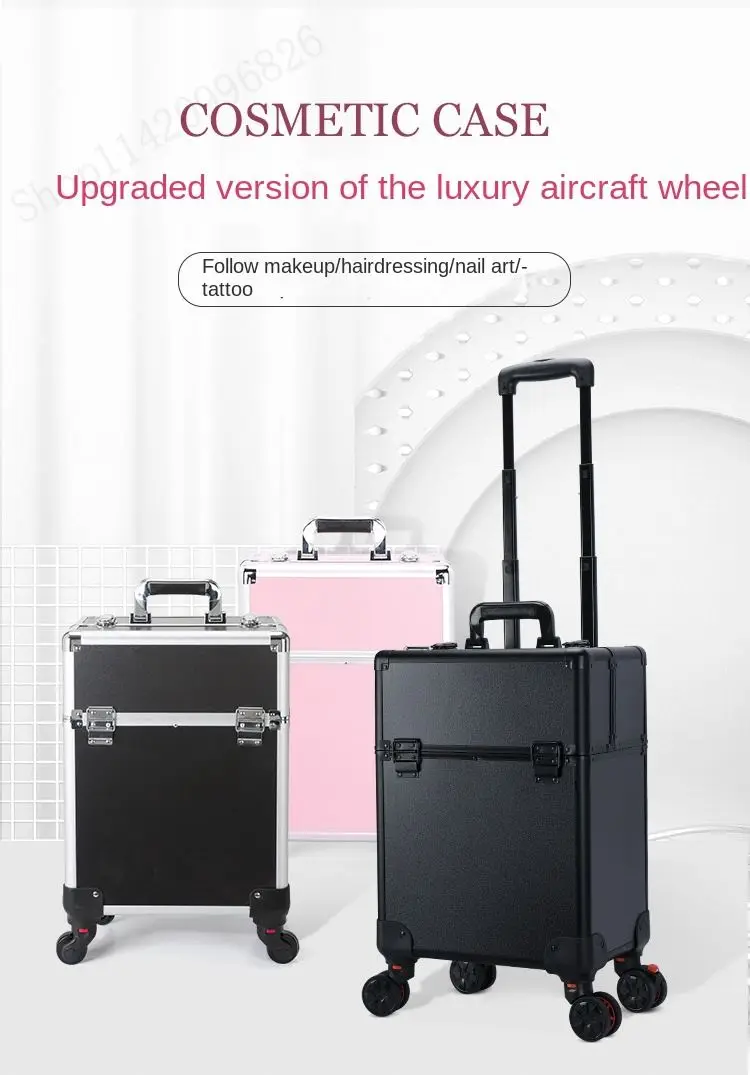 Makeup - Valigia Trolley Professionale per Make-up di