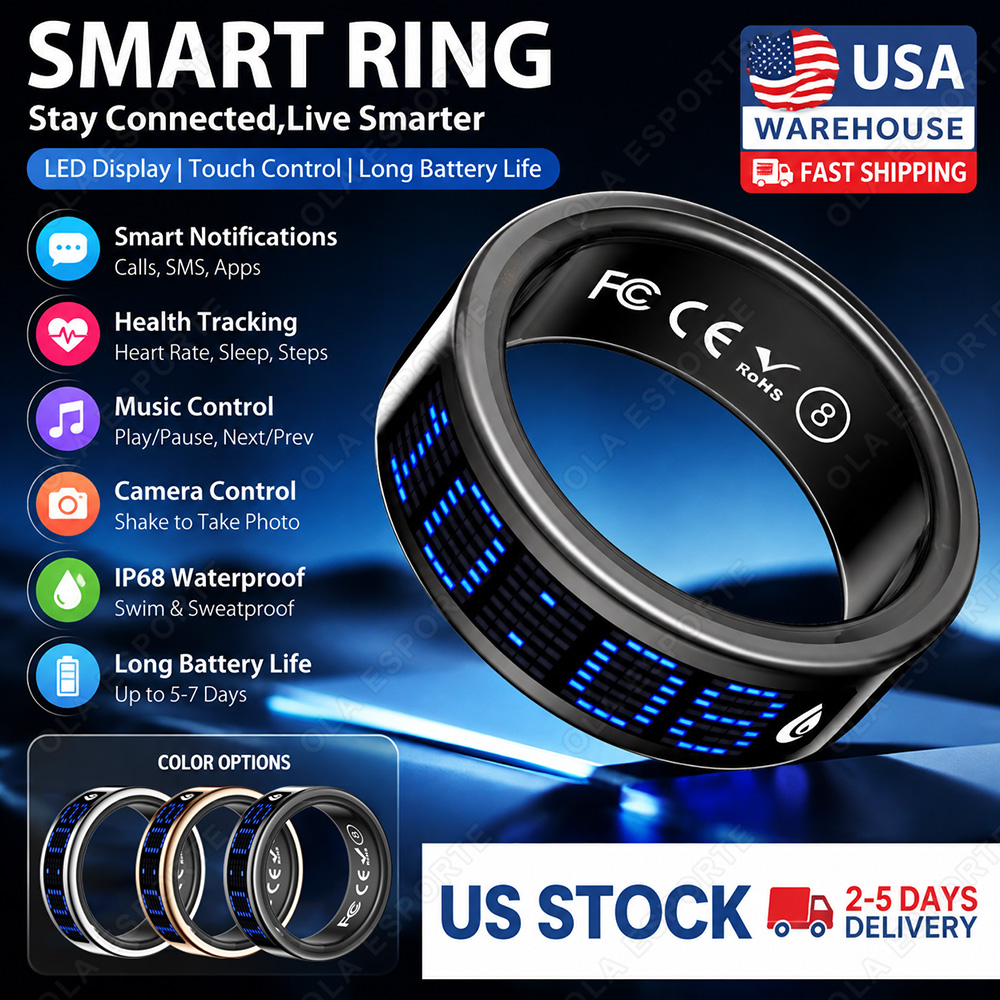 Health Monitors - Nuovo Anello Smart 2026 con Promemoria