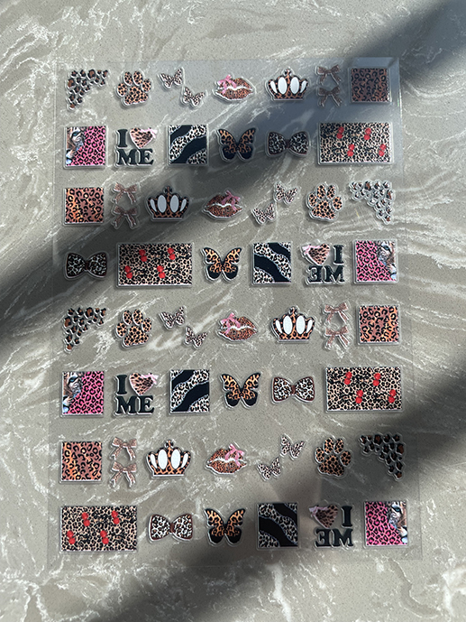 Nail Art - Mini Adesivi in PVC con Motivi