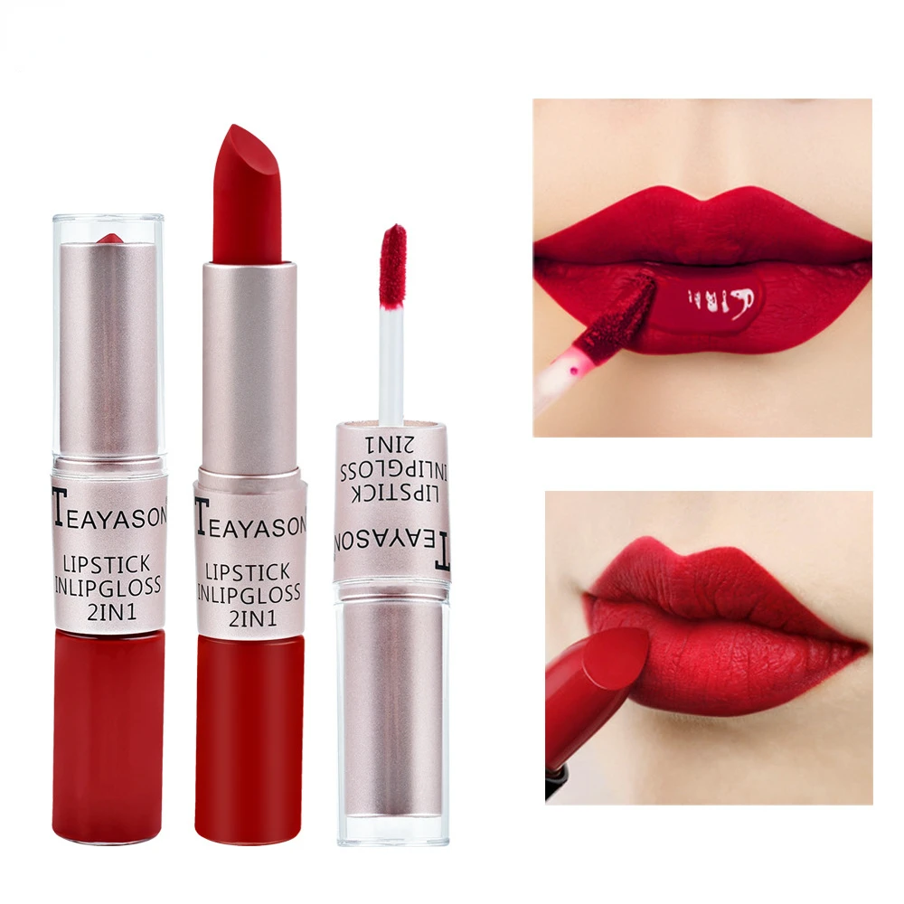1PC Rossetto rosa Lucidalabbra - Matte Velvet Lip Tint Long Lasting recensione e prezzo