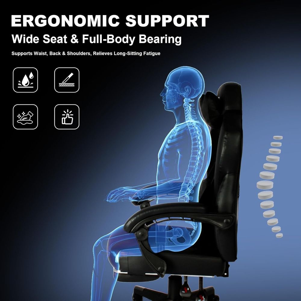 Sedia da Gaming PRO, Sedie Erg - Massage recensione e prezzo