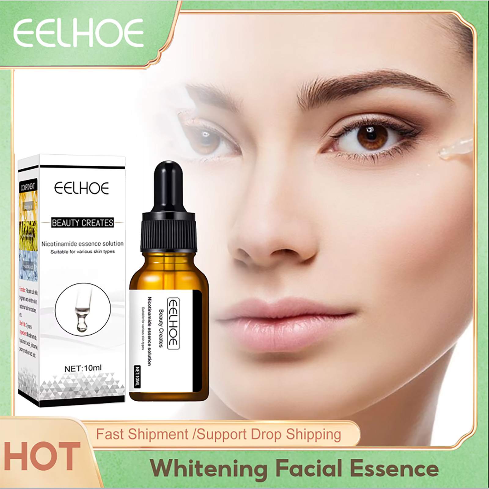 Siero viso sbiancante Ridurre  - Niacinamide Pore Shrinking Essence recensione e prezzo
