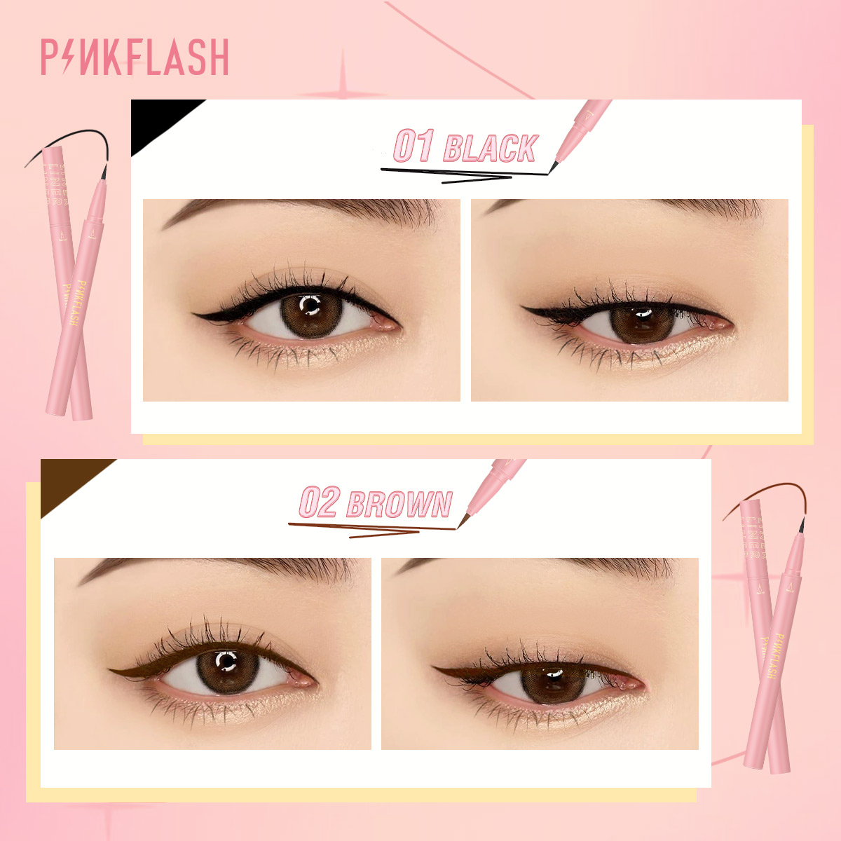 Matita per Eyeliner liquido ne - Waterproof Liquid Eyeliner Pen recensione e prezzo