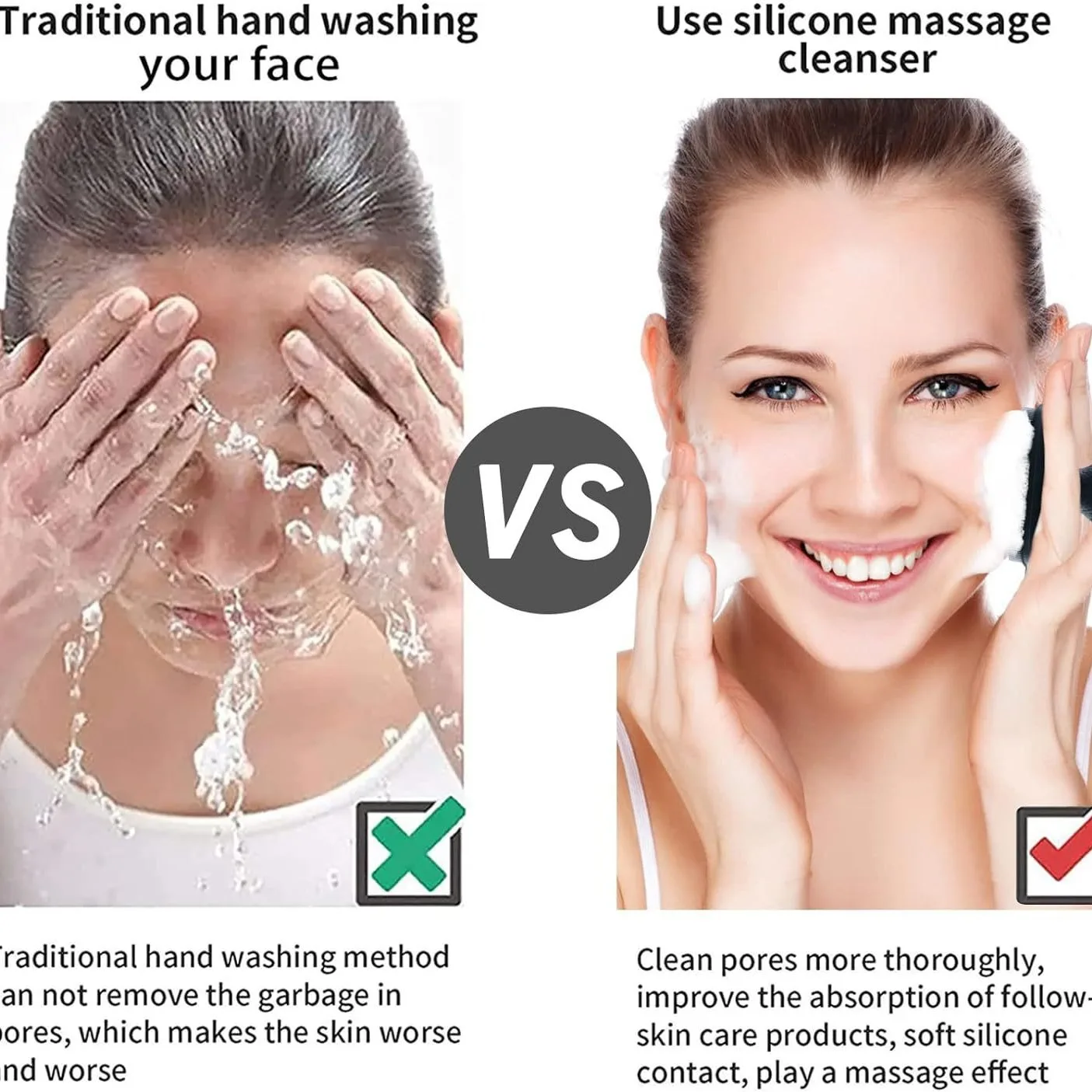 Scrubber per il viso in silico - Silicone Face Scrubber Electric recensione e prezzo