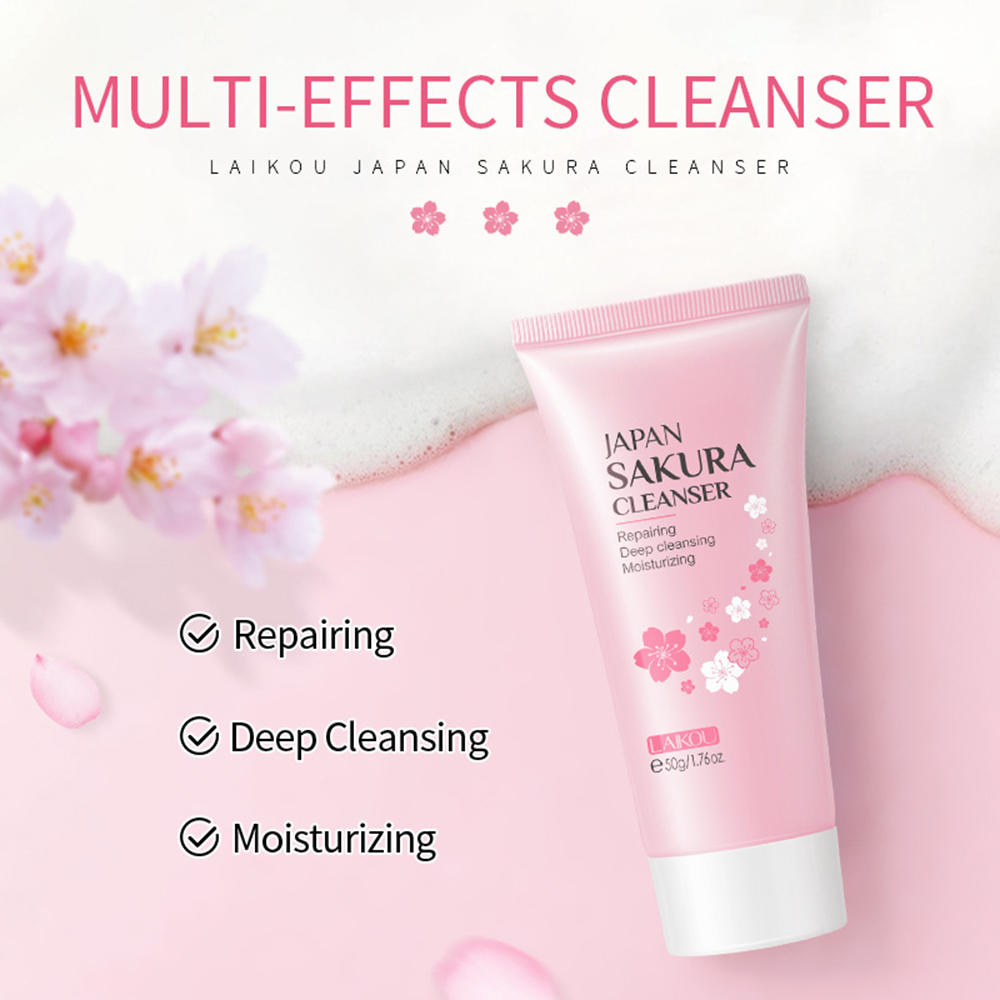 LAIKOU 8Pcs Sakura Set per la  - Hyaluronic Acid Facial Serum recensione e prezzo